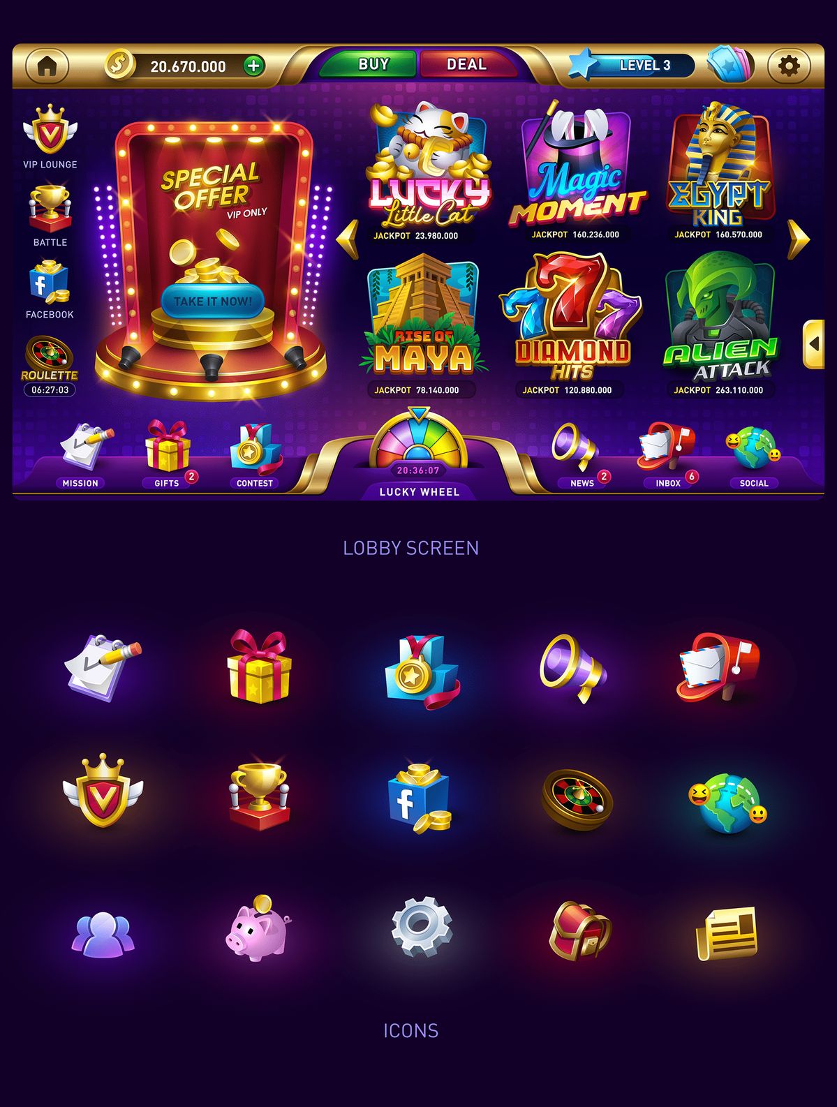 LuckyLand Slots APK game